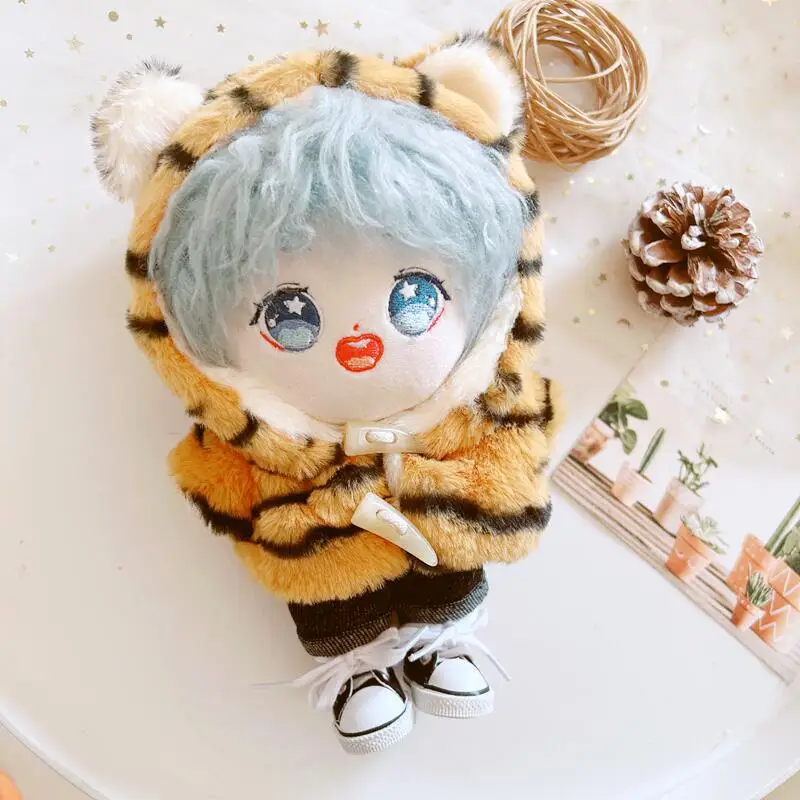 20cm doll clothes Lovely tiger stripe loose coat suit dolls accessories for our generation Korea Kpop EXO idol Dolls gift DIY
20cm doll clothes Lovely tiger stripe loose coat suit dolls accessories for our generation Korea Kpop EXO idol Dolls gift DIY