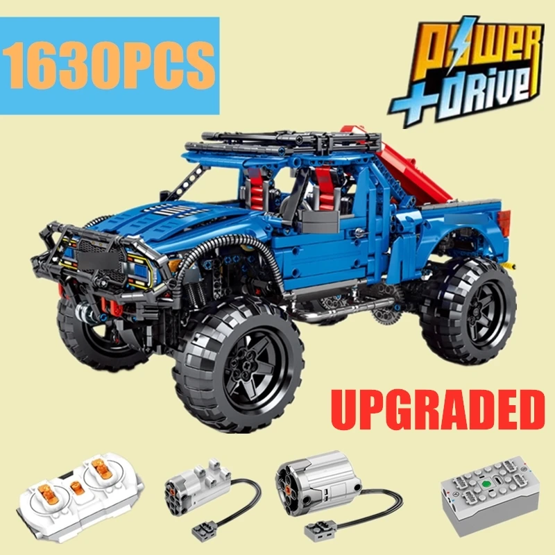 Technical Sembo Block RC MOTOR Racing Forded F-150 Raptor Pickup Car Truck City Model Building Blocks Kid Boy Gift Toy
Technical Sembo Block RC MOTOR Racing Forded F-150 Raptor Pickup Car Truck City Model Building Blocks Kid Boy Gift Toy