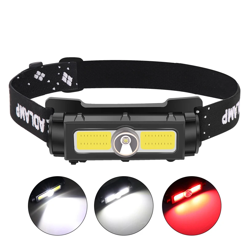 XP-G Q5 Headlight Light Mini USB Rechargeable LED HeadLamp weight Portable Head Flashlight Lamp White & Red light
XP-G Q5 Headlight Light Mini USB Rechargeable LED HeadLamp weight Portable Head Flashlight Lamp White & Red light