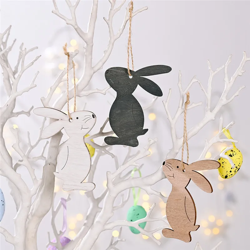 4pcs 7x4cm Happy Easter Decoration 2023 Nature Gray White Wooden Rabbit Hanging Pendant Party DIY Home Decor Bunny Wood Craft
4pcs 7x4cm Happy Easter Decoration 2023 Nature Gray White Wooden Rabbit Hanging Pendant Party DIY Home Decor Bunny Wood Craft