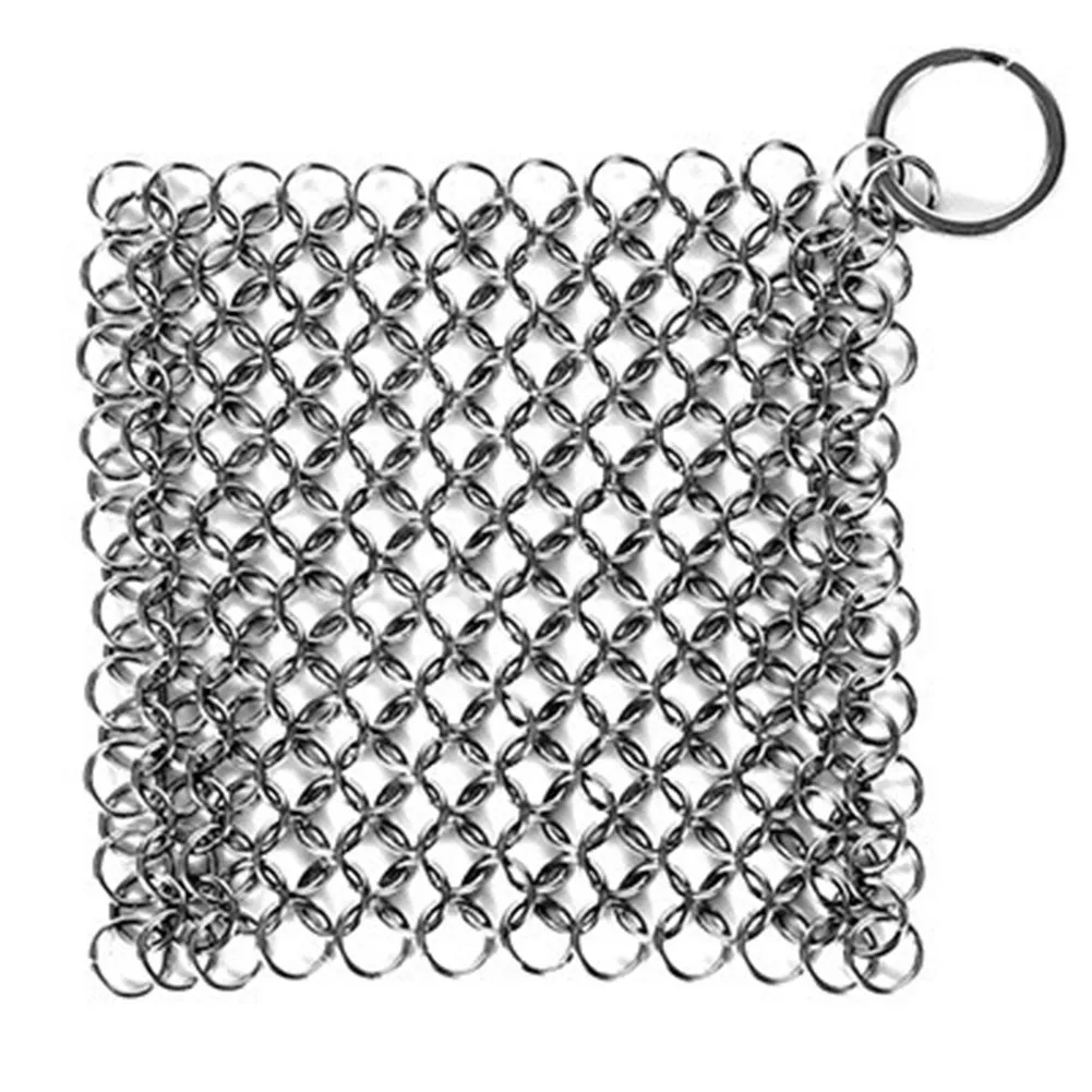 Kitchen Cleaning Ring Cloth Stainless Steel Chain Scrubber Pan Scraper Cookware Accessories Reusable Washing Net Cleaning Tool
Kitchen Cleaning Ring Cloth Stainless Steel Chain Scrubber Pan Scraper Cookware Accessories Reusable Washing Net Cleaning Tool