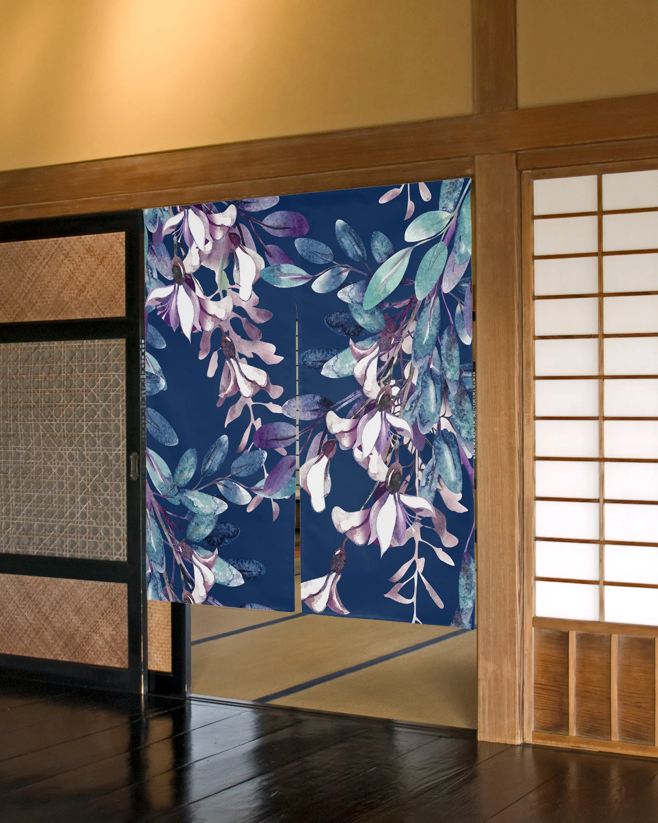 Leaves Jungle Branches Flowers Door Curtain Japanese Style Partition Curtain for Kitchen Bedroom Decorative Curtain
Leaves Jungle Branches Flowers Door Curtain Japanese Style Partition Curtain for Kitchen Bedroom Decorative Curtain