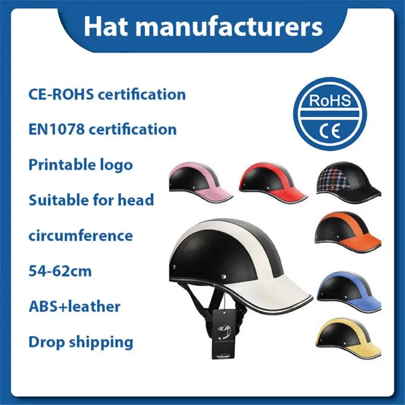 Motorcycle Helmet For Women Bike Men's Open Face Half-helmet Adults Equipment Bicycle Scooter Baseball Cap Style UV Safety Hat
Motorcycle Helmet For Women Bike Men's Open Face Half-helmet Adults Equipment Bicycle Scooter Baseball Cap Style UV Safety Hat