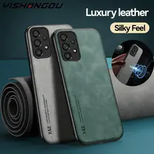 Magnetic Leather Case For Samsung Galaxy S22 Ultra S21 S20 FE Plus Note 20 A51 A71 A13 A14 A34 A73 S23 A54 A52 A53 5G Cover
