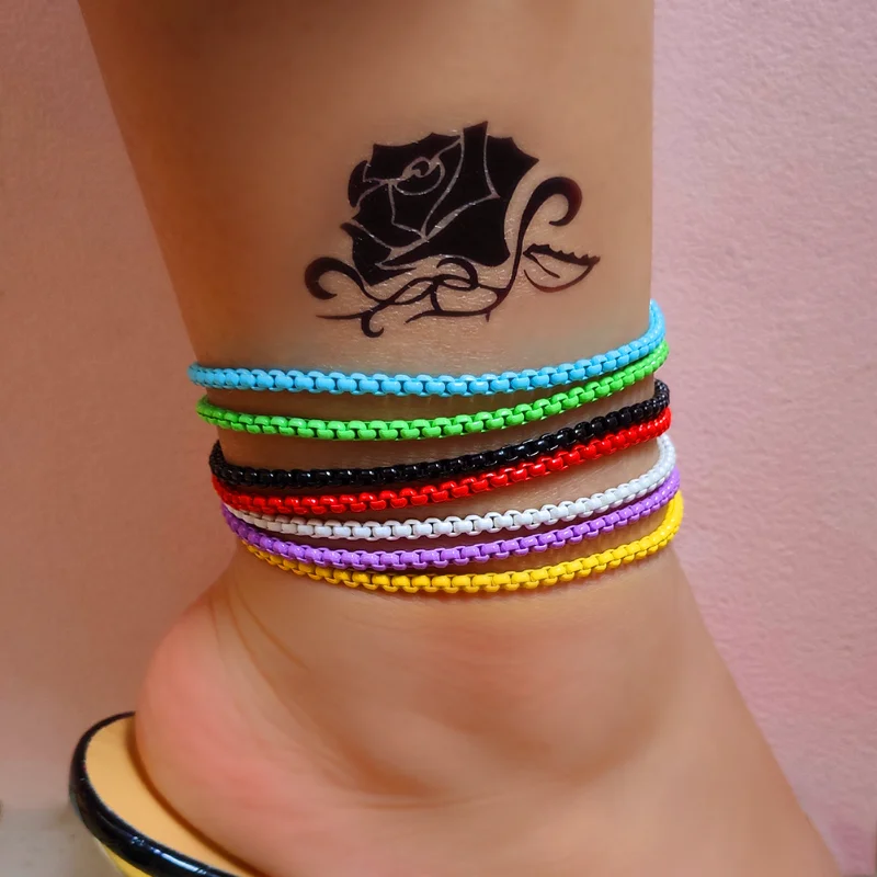 Original Chromatic Woven Anklet Vintage Fashion Jewelry for Women Trendy Charm Rope Chains Accessory Beach Ankle Decoration Gift
Original Chromatic Woven Anklet Vintage Fashion Jewelry for Women Trendy Charm Rope Chains Accessory Beach Ankle Decoration Gift