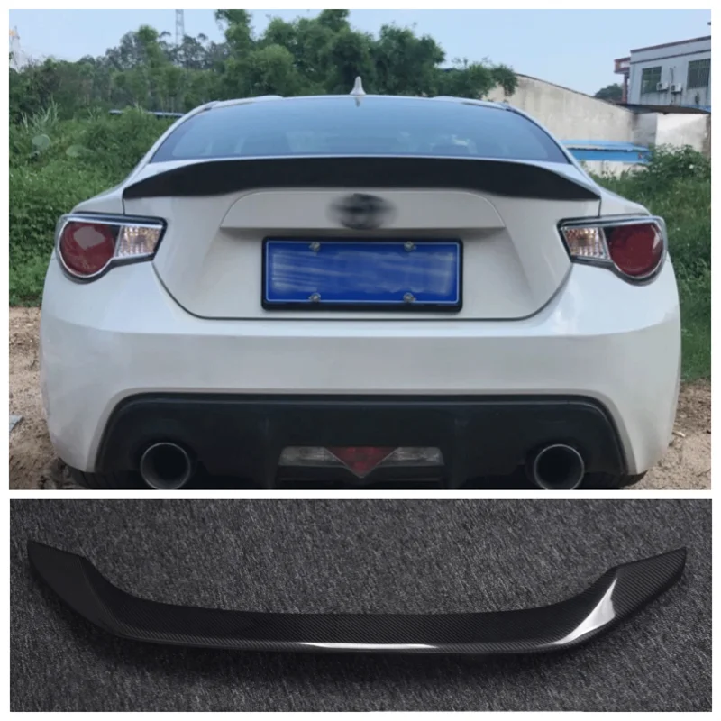 For Toyota GT86 Subaru BRZ 2013 2014 2015 2016 2018 2019 2020 Real Carbon Fiber & ABS paint Car Rear Trunk Lip Spoiler Wing 
For Toyota GT86 Subaru BRZ 2013 2014 2015 2016 2018 2019 2020 Real Carbon Fiber & ABS paint Car Rear Trunk Lip Spoiler Wing