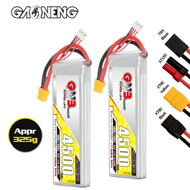 Upgraded GNB 11.1V 4500mAh LiPo Battery For RC Truck RC Airplane Helicopter MultiCopter RC Boat RC Hobbies 3S 11.1V Battery
Upgraded GNB 11.1V 4500mAh LiPo Battery For RC Truck RC Airplane Helicopter MultiCopter RC Boat RC Hobbies 3S 11.1V Battery