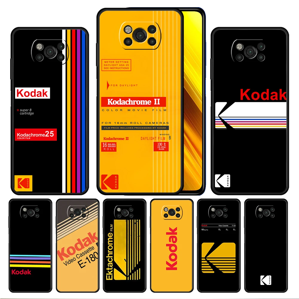 Fashion Kodak Case Cover for Xiaomi Poco X3 NFC X4 F1 F2 F3 Redmi Note 9s 9 8 8T 10 11S Pro Matte TPU Cell Coque Luxury
Fashion Kodak Case Cover for Xiaomi Poco X3 NFC X4 F1 F2 F3 Redmi Note 9s 9 8 8T 10 11S Pro Matte TPU Cell Coque Luxury
