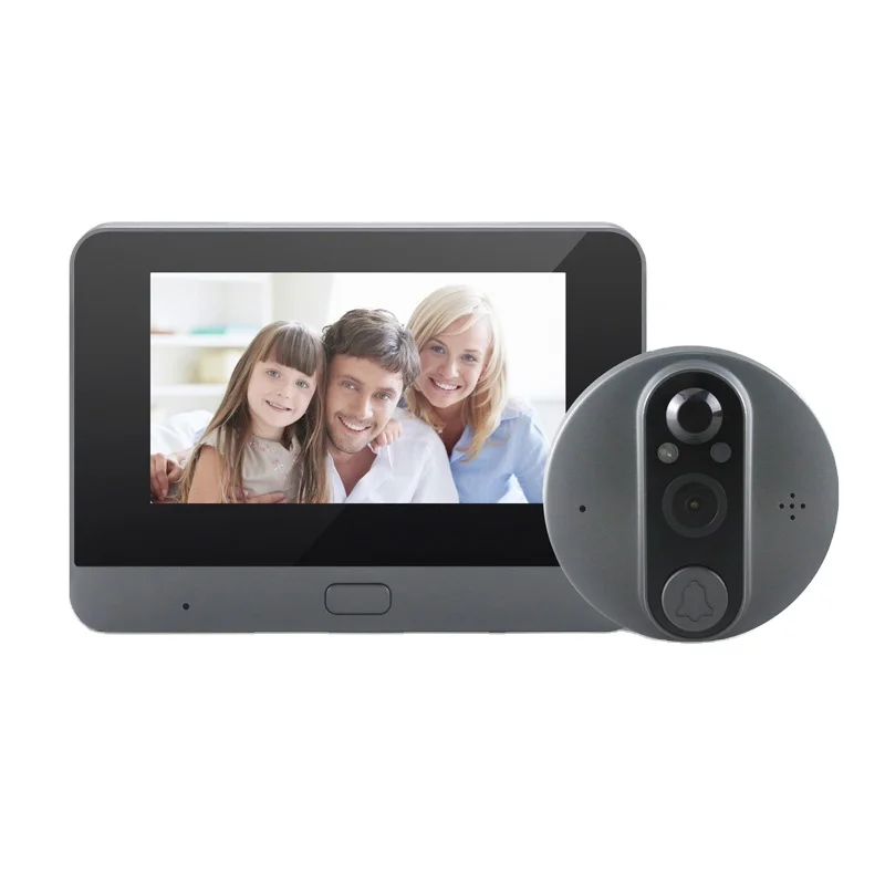 2022 Popular Peephole Wireless 720P WiFi Tuya Video Doorbell With PIR Motion Detection PST-DB06
2022 Popular Peephole Wireless 720P WiFi Tuya Video Doorbell With PIR Motion Detection PST-DB06