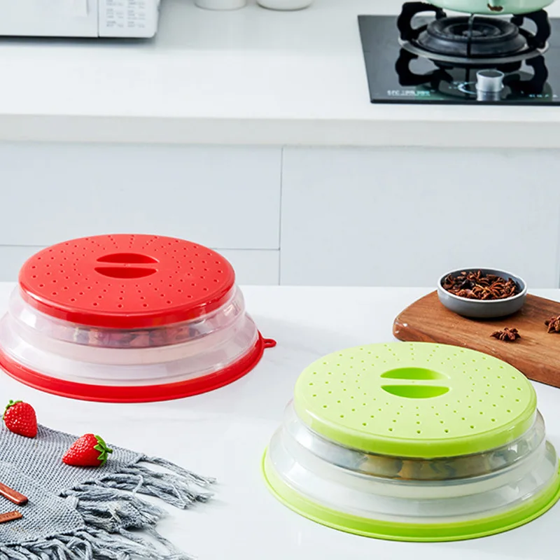 2022 New Style Microwave Splash-proof Cover Collapsible Food Cover Hollow-out Drain Basket with Handle
2022 New Style Microwave Splash-proof Cover Collapsible Food Cover Hollow-out Drain Basket with Handle