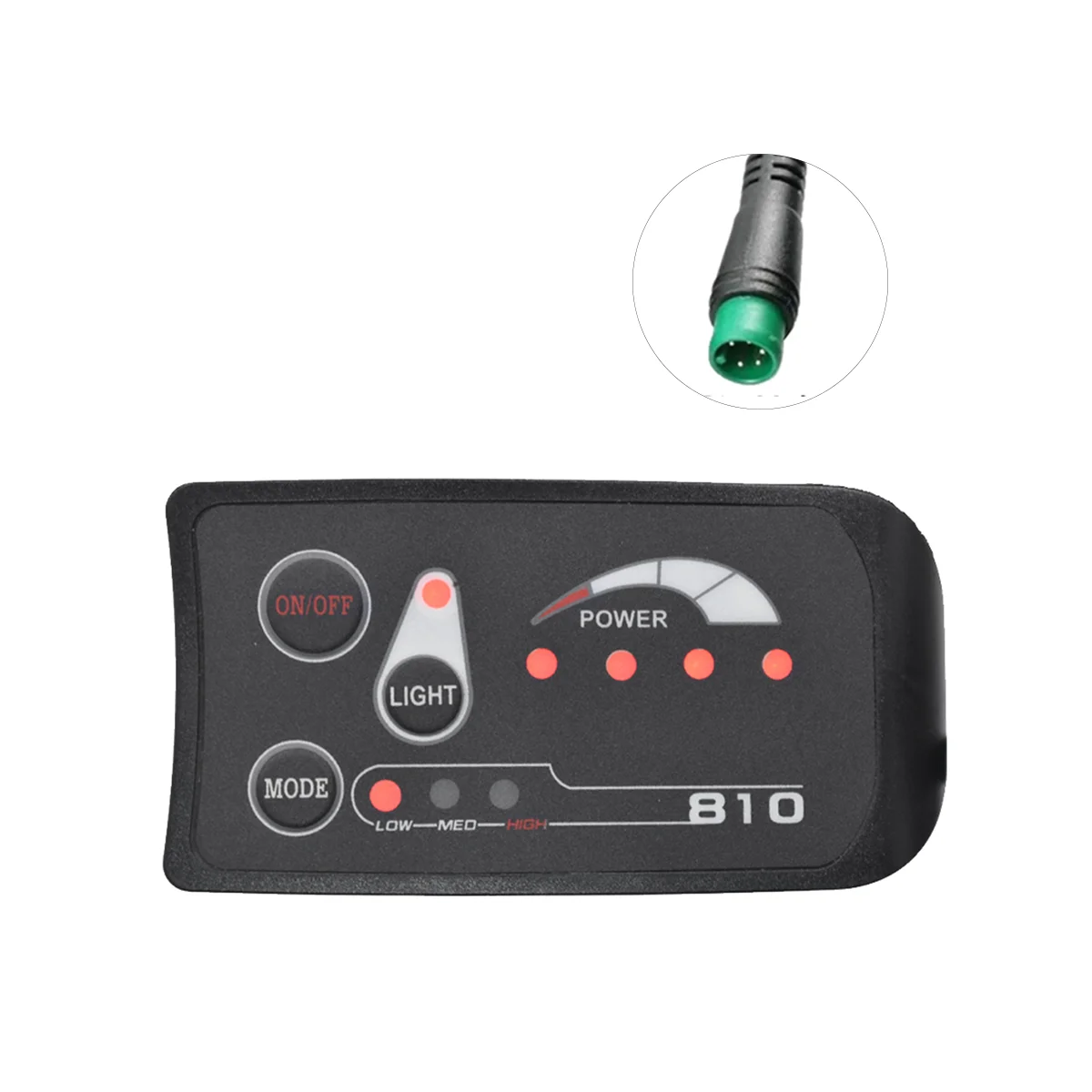 5PIN S810 Электронный велосипед, фотометр, дисплей IP65 36V UART для электрического велосипеда, электрический велосипед, метр (36V) 
5PIN S810 Электронный велосипед, фотометр, дисплей IP65 36V UART для электрического велосипеда, электрический велосипед, метр (36V)