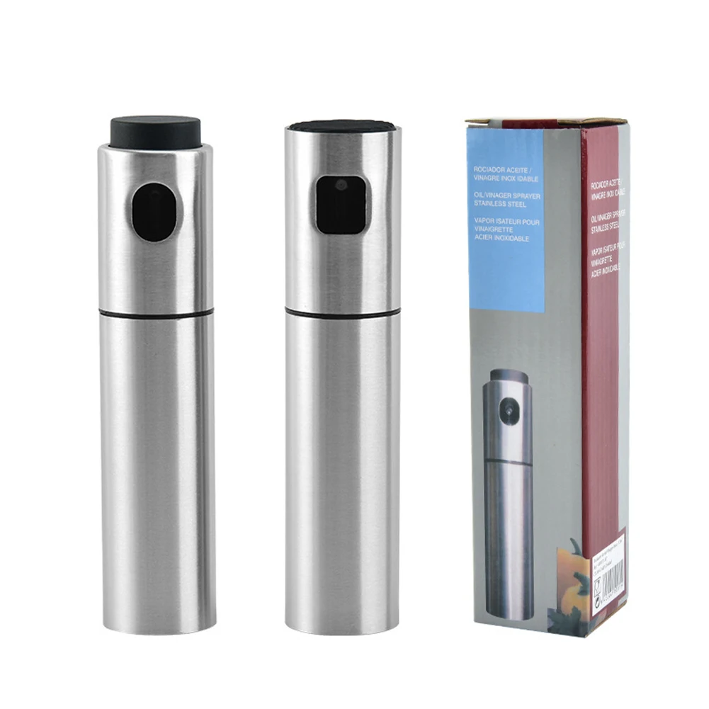 100ml Oil Spray Bottle Stainless Steel Leak-proof Oil Mister Dispenser with Fine Mist for Kitchen Cooking BBQ Roasting Tools
100ml Oil Spray Bottle Stainless Steel Leak-proof Oil Mister Dispenser with Fine Mist for Kitchen Cooking BBQ Roasting Tools