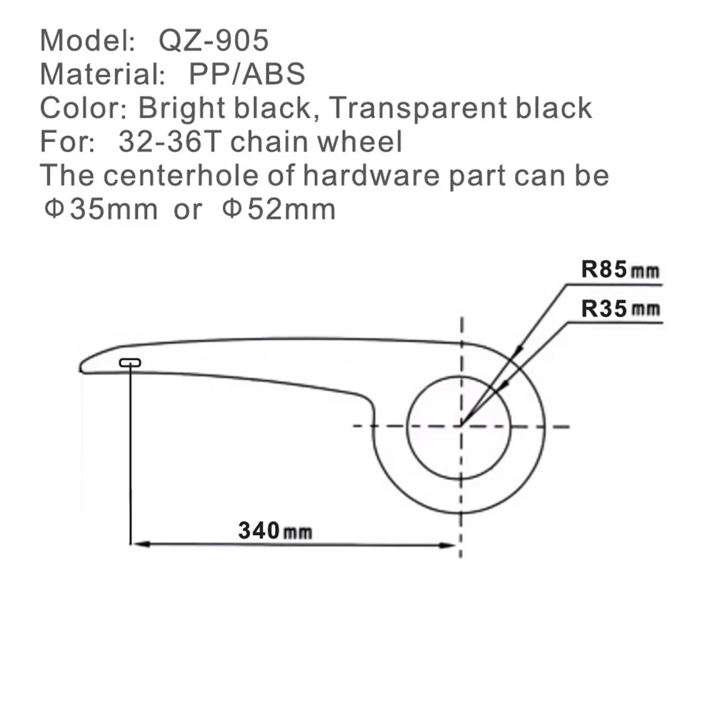 Bicycle Bike Part Chain Guard Cover Protector Case Bike Plastic Chain Cover Shell 32-36 Teeth Chainrings Sprocket Crankset Guard
Bicycle Bike Part Chain Guard Cover Protector Case Bike Plastic Chain Cover Shell 32-36 Teeth Chainrings Sprocket Crankset Guard