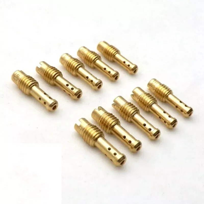 10pcs Carburetor Pilot Jet 8 Bleed Holes Injection Nozzle For Mikuni VM TM TMX Carburetor New High quality Solid Accessories
10pcs Carburetor Pilot Jet 8 Bleed Holes Injection Nozzle For Mikuni VM TM TMX Carburetor New High quality Solid Accessories