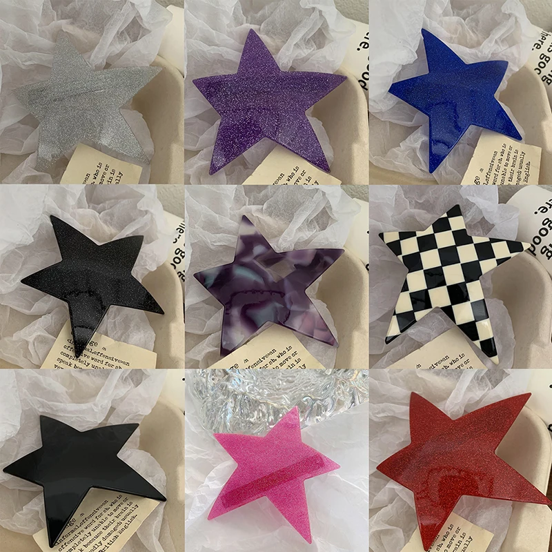 Girls Y2K Cool Personality Flash Star Hair clip Irregular Pentagram Hair Clip Hairpin For WomenSpring Clip Hair Accessories
Girls Y2K Cool Personality Flash Star Hair clip Irregular Pentagram Hair Clip Hairpin For WomenSpring Clip Hair Accessories
