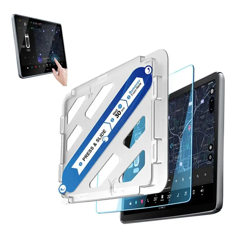 Защитная пленка для экрана Tes La для Tes La Model 3 Y, пленка из закаленного стекла для сенсорного экрана, контроллера центральной консоли, навигатора, сенсорного экрана