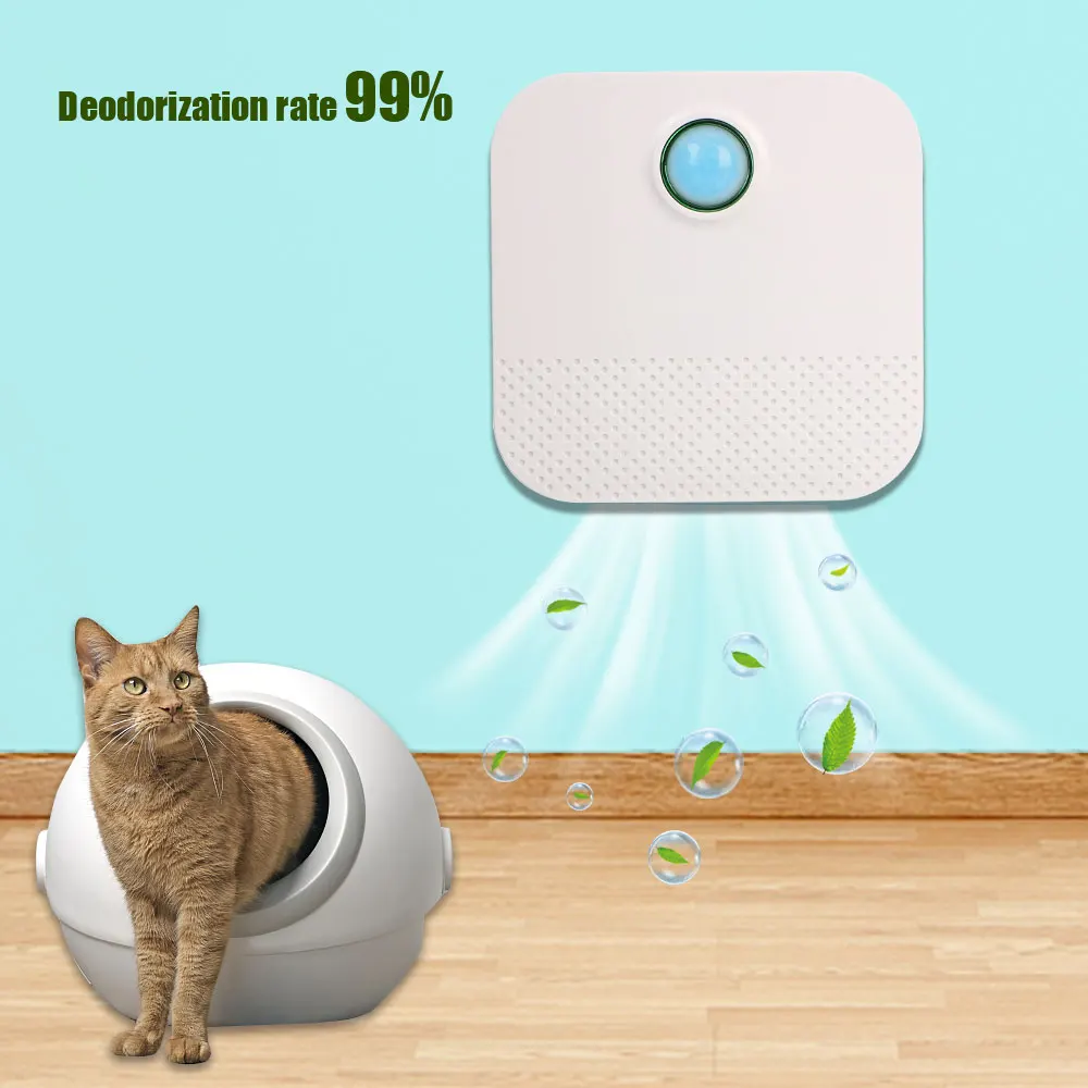 Перезаряжаемый умный очиститель воздуха для кошек, 4000 мАч
Перезаряжаемый умный очиститель воздуха для кошек, 4000 мАч