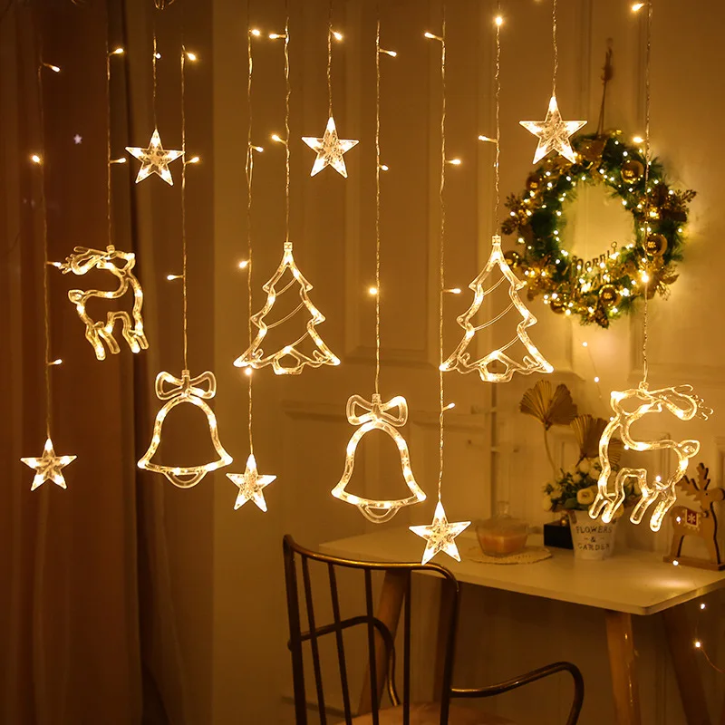 New EU Plug Christmas Fairy LED String Lights Wedding Garland Garden Outdoor Indoor Decor Decorations for Home Room Curtain Lamp
New EU Plug Christmas Fairy LED String Lights Wedding Garland Garden Outdoor Indoor Decor Decorations for Home Room Curtain Lamp