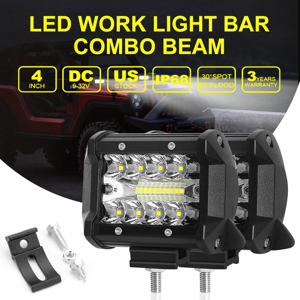 10-30V LED Bar Offroad Spot Flood Combo LED Light Bar/Work Light For Truck Car SUV Boat LED Headlights Auto Accessories
10-30V LED Bar Offroad Spot Flood Combo LED Light Bar/Work Light For Truck Car SUV Boat LED Headlights Auto Accessories