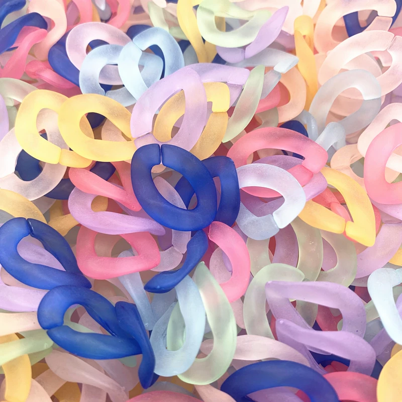 20pcs/16x22mm Matte Colors Acrylic Chain Links DIY Charm Accessories for Earrings Key Chain Luggage Chain Jewelry Making
20pcs/16x22mm Matte Colors Acrylic Chain Links DIY Charm Accessories for Earrings Key Chain Luggage Chain Jewelry Making