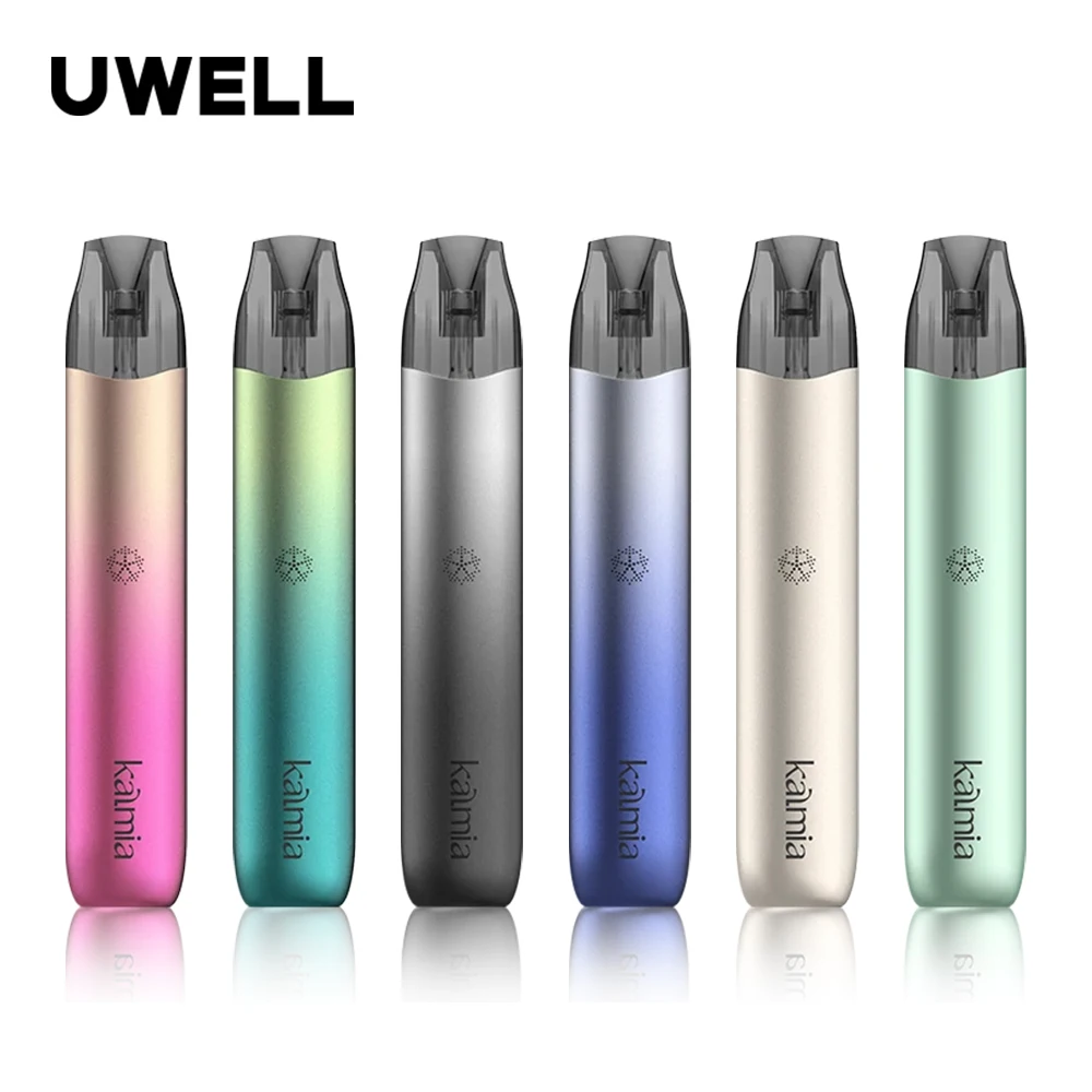 

Original Uwell Kalmia Pod System Kit 400mAh 13W FeCrAl UN2 Meshed-H 1.2ohm Refillable Pod Electronic Cigarette Vape Vaporizer