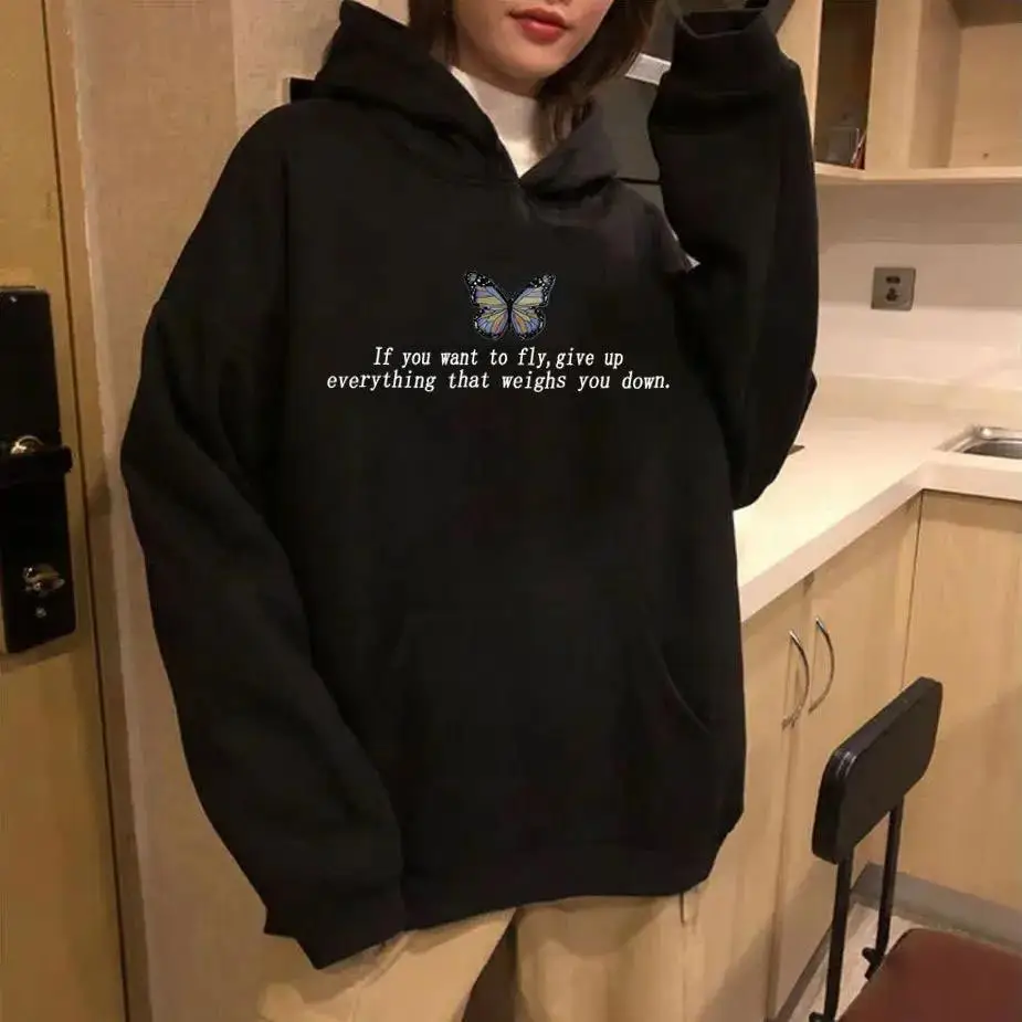 Butterfly Print hoodie Hoodie Women's sweatshirt Harajuku Y2k Autumn Warm women's loose sporty hoodie for both sexes
Butterfly Print hoodie Hoodie Women's sweatshirt Harajuku Y2k Autumn Warm women's loose sporty hoodie for both sexes
