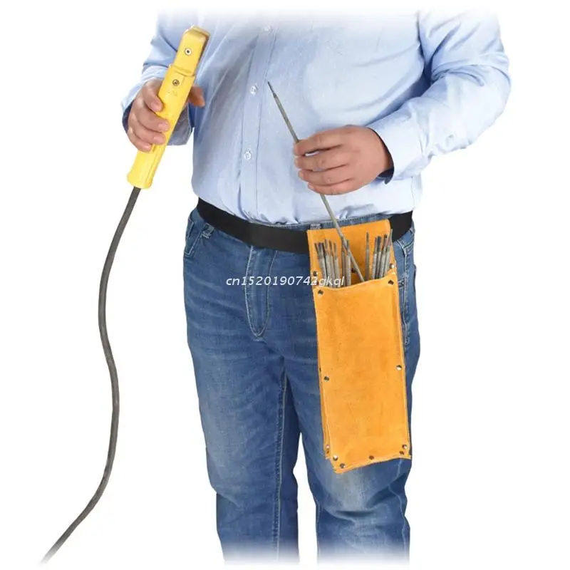Flame-resistant Electrode Bag Welding Rod Pouch Practical Welding Rod Holder Hardware Waist Bag Leather Electrode Holder
Flame-resistant Electrode Bag Welding Rod Pouch Practical Welding Rod Holder Hardware Waist Bag Leather Electrode Holder