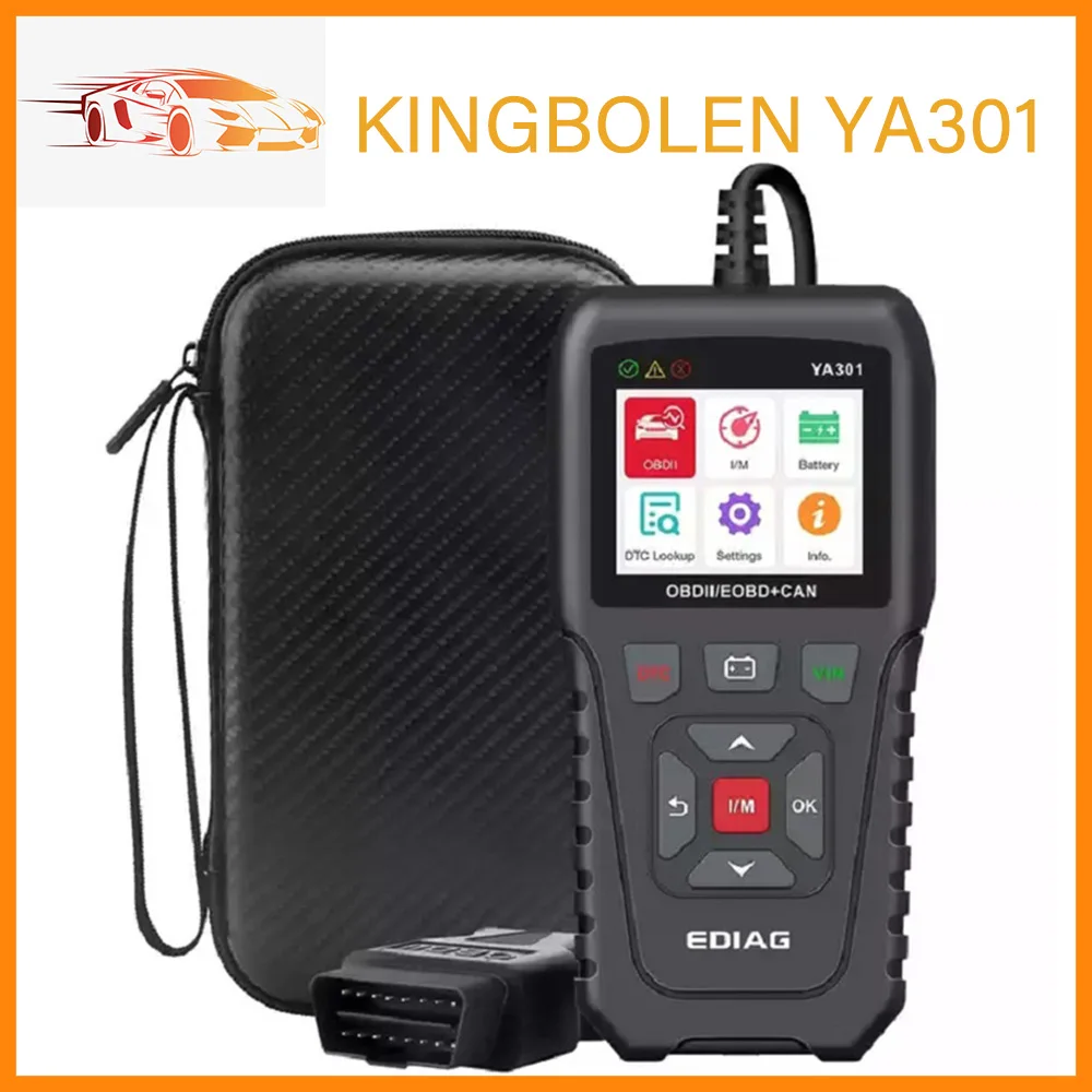 Диагностические инструменты Ediag YA301, Автомобильный сканер кодов OBDII/EOBD с поддержкой считывания и очистки кодов неисправности, индисветильни...
Диагностические инструменты Ediag YA301, Автомобильный сканер кодов OBDII/EOBD с поддержкой считывания и очистки кодов неисправности, индисветильни...
