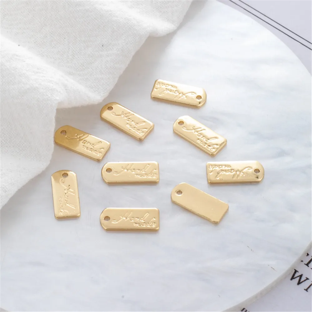 14k gold wrapped English round brand 12 * 5mm small pendant diy bracelet necklace small pendant accessories
14k gold wrapped English round brand 12 * 5mm small pendant diy bracelet necklace small pendant accessories