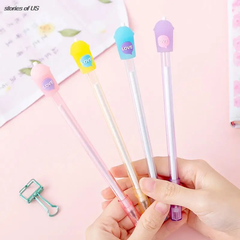 Hot 18cm 0.5mm Creative Love Drink Cup Gel Pen Student Signature Creative Stationery School Supplies
Hot 18cm 0.5mm Creative Love Drink Cup Gel Pen Student Signature Creative Stationery School Supplies