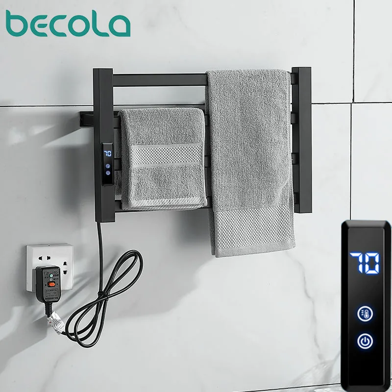 Aluminum Bathroom Accessories Electric Towel Bar Towel Dryer Rack 45℃-70℃ Towel Warmer and Towel Holder For Bathroom
Aluminum Bathroom Accessories Electric Towel Bar Towel Dryer Rack 45℃-70℃ Towel Warmer and Towel Holder For Bathroom