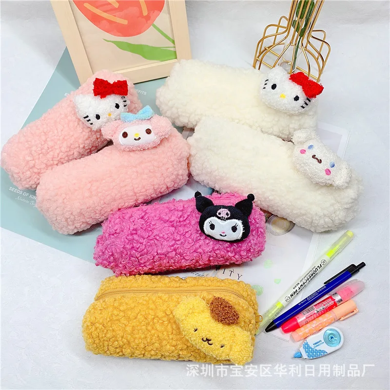 Kawaii My Melody Kuromi Cinnamoroll помпон пурин Hellokittys Sanrioed плюшевая сумка мультяшный милый студенческий модный плюшевый чехол-карандаш
Kawaii My Melody Kuromi Cinnamoroll помпон пурин Hellokittys Sanrioed плюшевая сумка мультяшный милый студенческий модный плюшевый чехол-карандаш