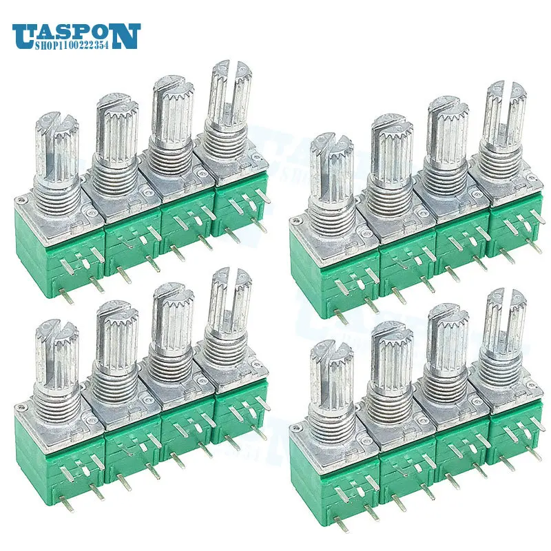 50pcs RV097NS 5K 10K 20K 50K 100K 500K B5K with a switch audio 5pin shaft 15mm amplifier sealing potentiometer
50pcs RV097NS 5K 10K 20K 50K 100K 500K B5K with a switch audio 5pin shaft 15mm amplifier sealing potentiometer