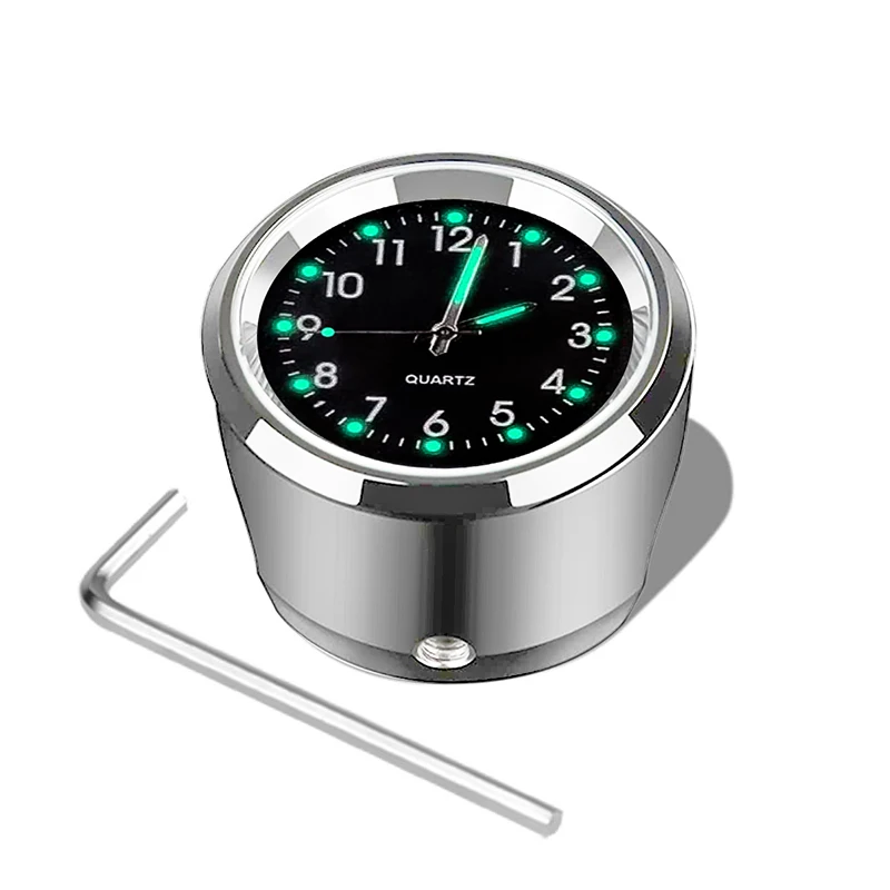 Алюминиевые кварцевые часы, светящиеся часы, крепление на руль для мотоцикла 22-25 мм, скутера, велосипеда, руль, водонепроницаемый дисплей времени
Алюминиевые кварцевые часы, светящиеся часы, крепление на руль для мотоцикла 22-25 мм, скутера, велосипеда, руль, водонепроницаемый дисплей времени