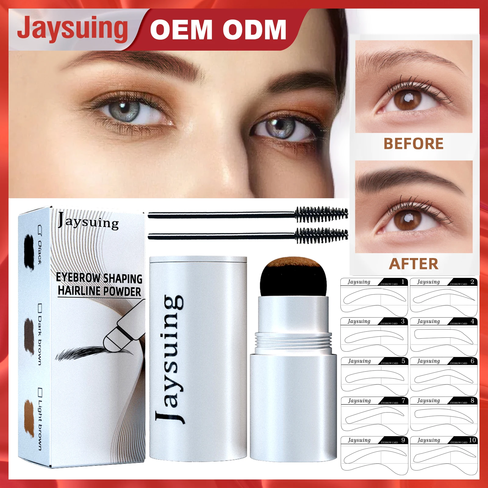 Eyebrow Powder Stamp Tint Stencil Eyebrow Enhancers Cosmetics Professional Makeup Waterproof One Step Brow Stamp Shaping Kit
Eyebrow Powder Stamp Tint Stencil Eyebrow Enhancers Cosmetics Professional Makeup Waterproof One Step Brow Stamp Shaping Kit