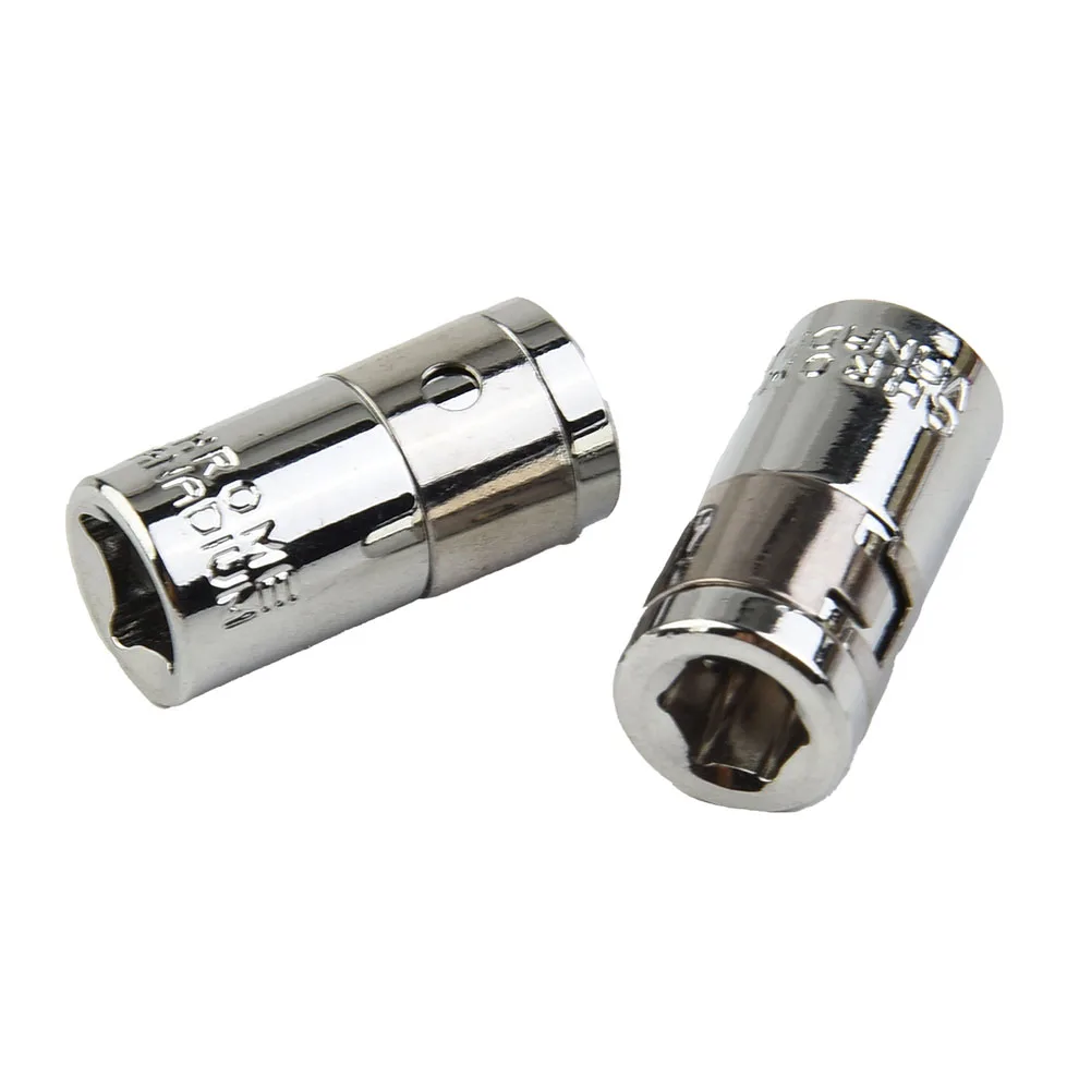 2 Pcs Wrench Socket 1/4'' Square Drive To 1/4'' Hex Socket Bits Converter Screwdriver Bit Adapter Hand Tools Spanner Accessories
2 Pcs Wrench Socket 1/4'' Square Drive To 1/4'' Hex Socket Bits Converter Screwdriver Bit Adapter Hand Tools Spanner Accessories
