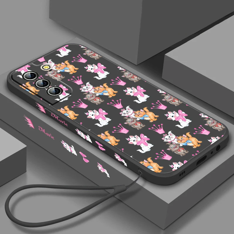 Marie Cat Cartoon For Samsung Galaxy S23 S22 S21 S20 S10 S9 Ultra Plus Pro FE Liquid Left Rope Silicone Phone Case Coque Capa 
Marie Cat Cartoon For Samsung Galaxy S23 S22 S21 S20 S10 S9 Ultra Plus Pro FE Liquid Left Rope Silicone Phone Case Coque Capa