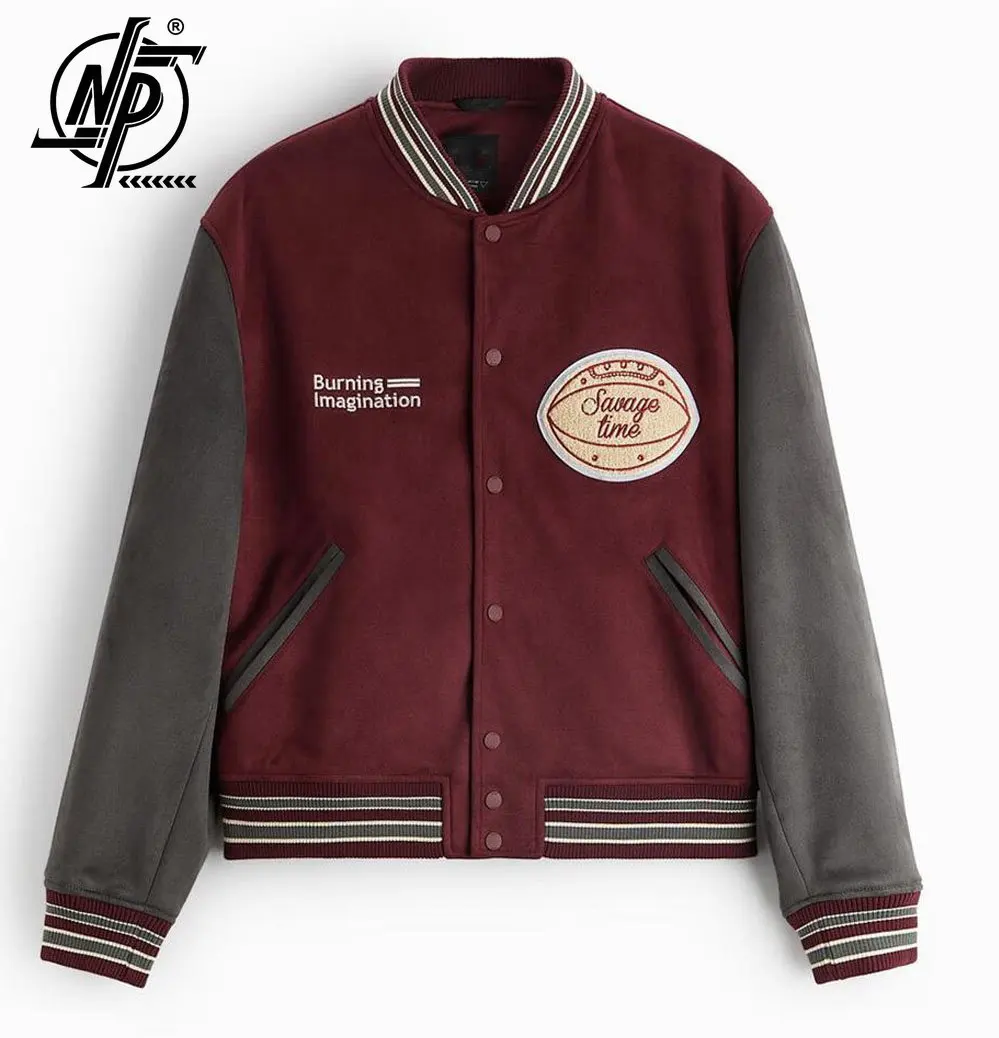 2023 Autumn Suede Fabric Short Baseball Jacket Men Casual Letter Embroidery Fashion Patchwork Jackets Pocket Outerwear Female
2023 Autumn Suede Fabric Short Baseball Jacket Men Casual Letter Embroidery Fashion Patchwork Jackets Pocket Outerwear Female