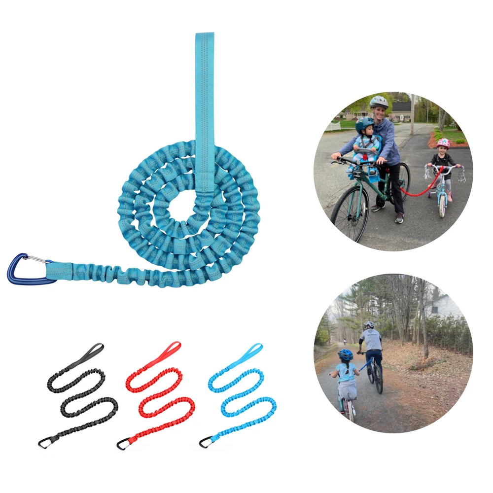 

New Bicycle Elastic Leash Belt Nylon Traction Rope Parent-Child MTB Bike Towing Rope Kid Ebike Safety Equipment Outdoor Tool