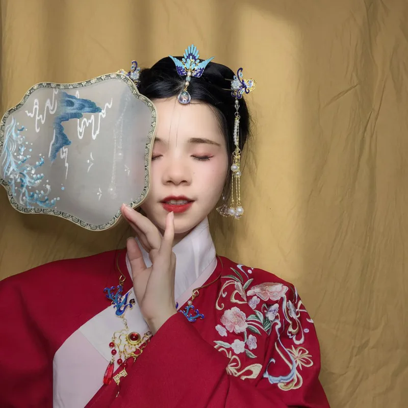 Hanfu головной убор шпилька для волос с павлином корона для косплея Античная кисточка
Hanfu головной убор шпилька для волос с павлином корона для косплея Античная кисточка