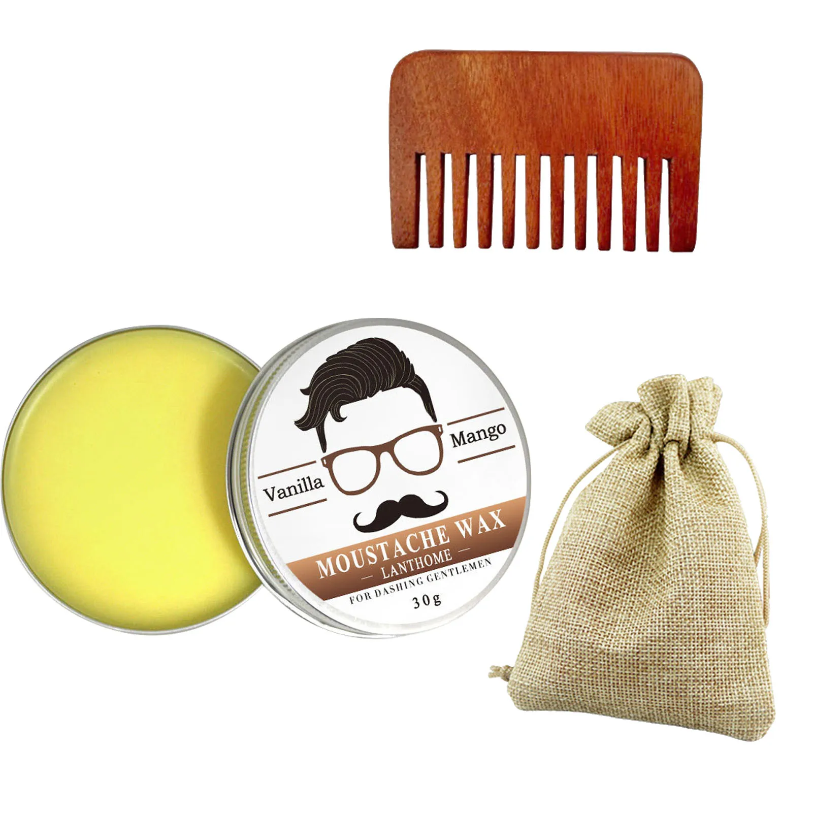 Men's Beard Cream Kit Smooth Promote Growth Lubrication Beard Growth Products For Men 30ml Beard Cream With Comb Storage Bag
Men's Beard Cream Kit Smooth Promote Growth Lubrication Beard Growth Products For Men 30ml Beard Cream With Comb Storage Bag
