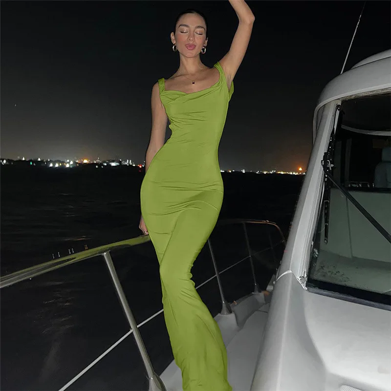 Gtpdpllt Elegant Sexy Backless Draped Maxi Dress for Women Club Party Vestidos Sleeveless Gown Long Tank Dresses Outfits
Gtpdpllt Elegant Sexy Backless Draped Maxi Dress for Women Club Party Vestidos Sleeveless Gown Long Tank Dresses Outfits
