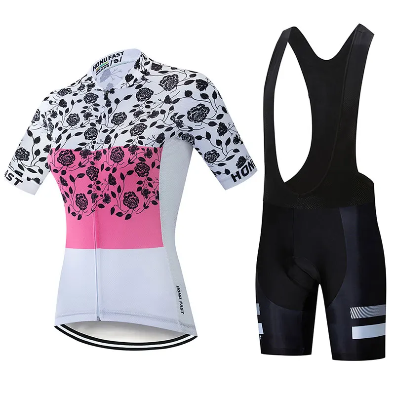 2022 Pink Cycling Jersey Set Short Sleeve Shirt Bicycle Clothing Summer Team MTB Maillot Ciclismo Women Bike Bib Shorts Set
2022 Pink Cycling Jersey Set Short Sleeve Shirt Bicycle Clothing Summer Team MTB Maillot Ciclismo Women Bike Bib Shorts Set