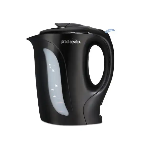 Electric Kettle, Detachable Cord, Auto Shutoff, Boil-Dry Protection, 1 Liter Capacity, Black, K2071PS portable water boiler Teap
Electric Kettle, Detachable Cord, Auto Shutoff, Boil-Dry Protection, 1 Liter Capacity, Black, K2071PS portable water boiler Teap