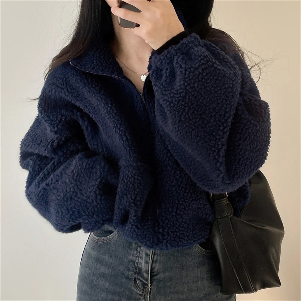 Lamb Wool High Waist New Women Jackets Winter 2022 Elegant Casual OL Streetwear Comfortable Loose Fashion Coats jaqueta feminina
Lamb Wool High Waist New Women Jackets Winter 2022 Elegant Casual OL Streetwear Comfortable Loose Fashion Coats jaqueta feminina