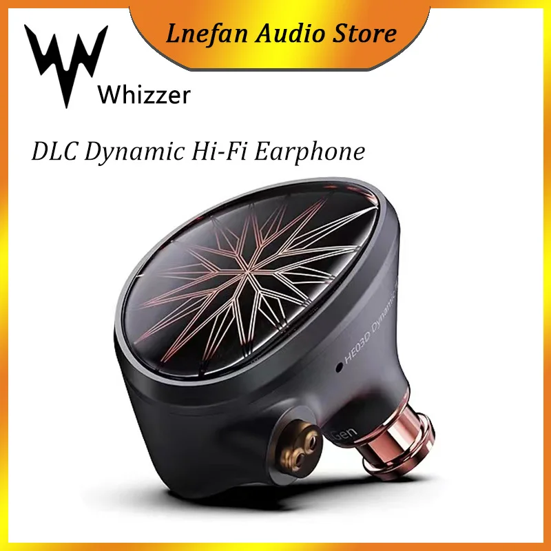 

Whizzer Kylin HE03D DLC Dynamic In Ear HiFi Earphones High Resolution Monitors Audio IEM Headphone Replaceable Cable Headset