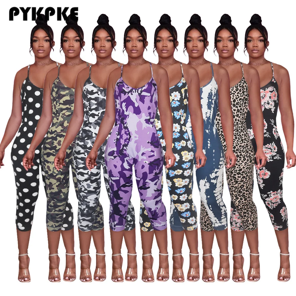 ysuit 2022Jumpsuit Women 2022 Sexy V-Neck Sleeveless Print Sling Rompers Ladies Trousers Clubwear Clothing
ysuit 2022Jumpsuit Women 2022 Sexy V-Neck Sleeveless Print Sling Rompers Ladies Trousers Clubwear Clothing