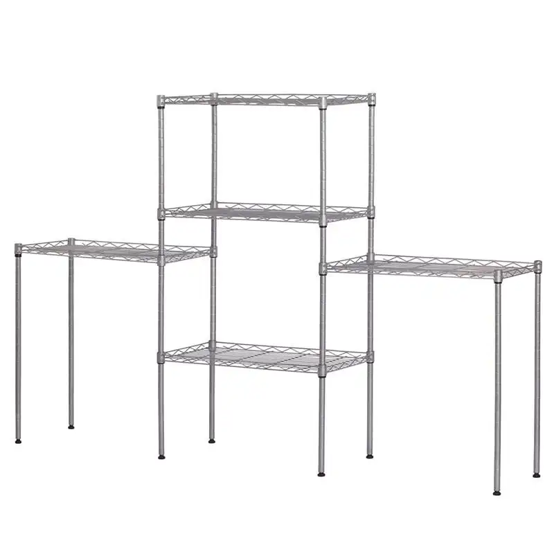 Extraordinary Silver Heavy Duty 5-Tier Wire Shelving Rack Adjustable Storage Shelf with Outstanding Durability for Your Home and
Extraordinary Silver Heavy Duty 5-Tier Wire Shelving Rack Adjustable Storage Shelf with Outstanding Durability for Your Home and