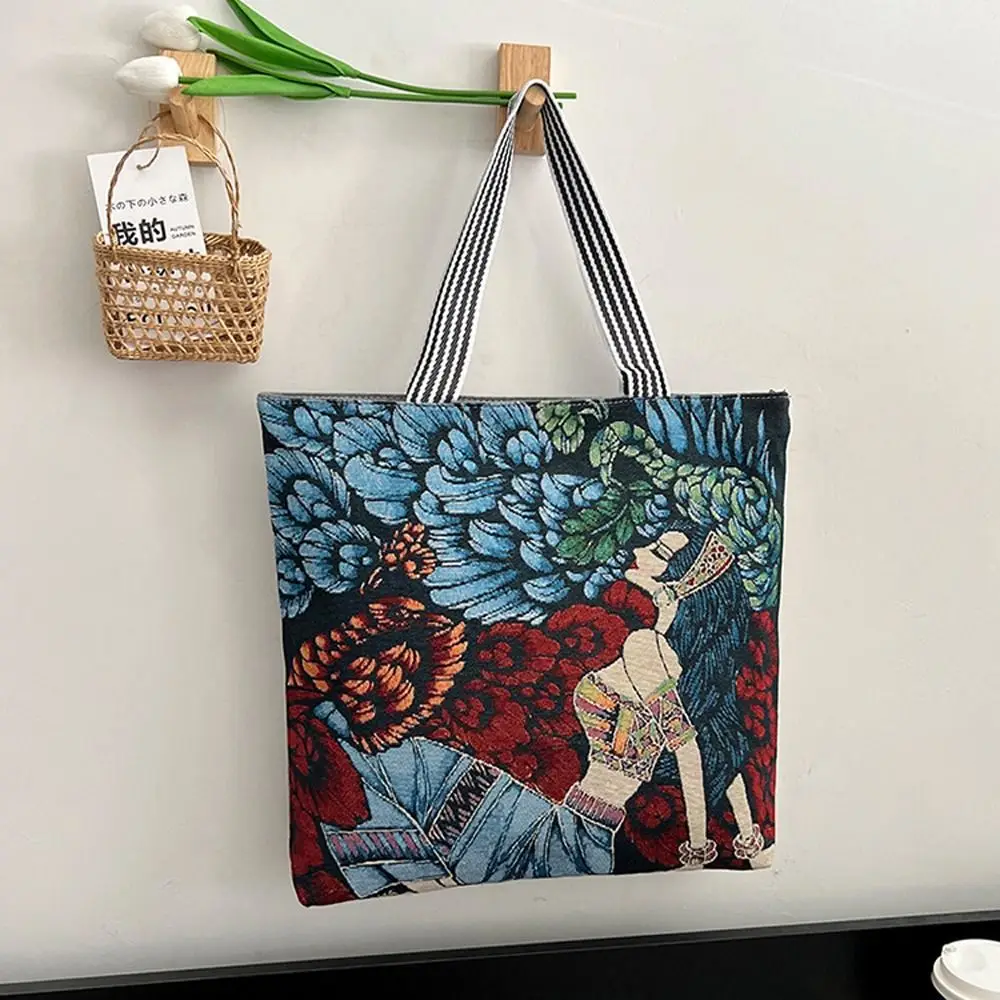 Portable Elegant Shopping Bag Leaf Flower Oil Painting Canvas Bag Painted Tote Bag Women Art Handbag Shoulder Bag
Portable Elegant Shopping Bag Leaf Flower Oil Painting Canvas Bag Painted Tote Bag Women Art Handbag Shoulder Bag
