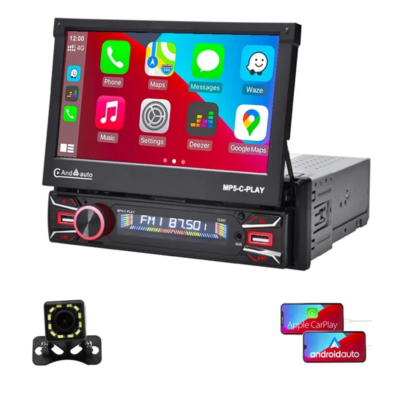 1Set Electric Flip Out Touch Screen Car Radio 1Din Car Stereo Bluetooth Mirror Link Camera
1Set Electric Flip Out Touch Screen Car Radio 1Din Car Stereo Bluetooth Mirror Link Camera
